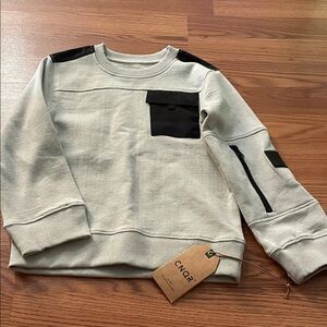 CNQR Crewneck Sweatshirt with Black Accents